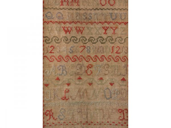 Two Band Samplers, 19th c., - 2