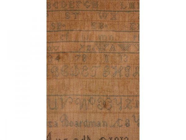 Two Band Samplers, 19th c., - 3