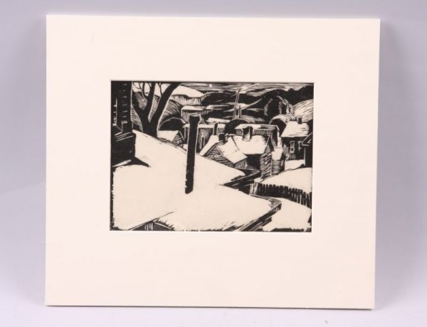 att. Louise Stinnett (NC, 20th c.), Two Works, - 2