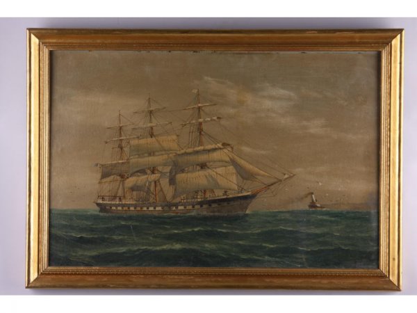 Luca Papaluca (It., 1890-1934), Sailing Ship,