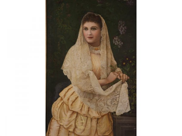 Alice Robinson (American, 19th c.), Portrait, - 2