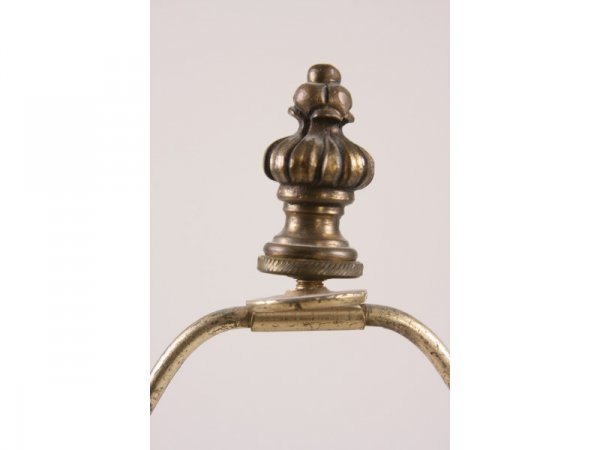 Pair of Antique Onyx Table Lamps, - 5
