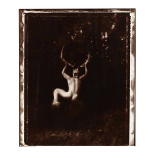 George Holz (b. 1956), Tony Woodland Vallery: George Holz (b. 1956), Tony Woodland Vallerygelatin silver print, 1988, printed 1990, signed and numbered 4/25, retains gallery label to verso, matted and framed. SS 18 x 15 in.; DOA 31 1/4 x 27 1/4 i