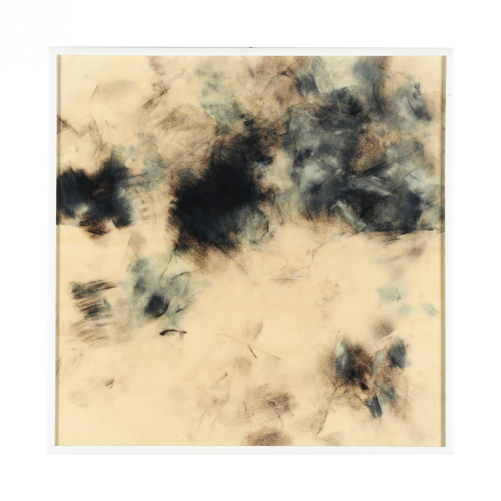 Orit Raff (b. 1970), Polishing Cloth (1.25 lbs. of: Orit Raff (b. 1970), Polishing Cloth (1.25 lbs. of silverware) chromogenic print, 2002, signed and numbered 1/8 on the verso, retains gallery label to frame verso, framed. SS 15 x 15 in.; DOA 15 1/2 x