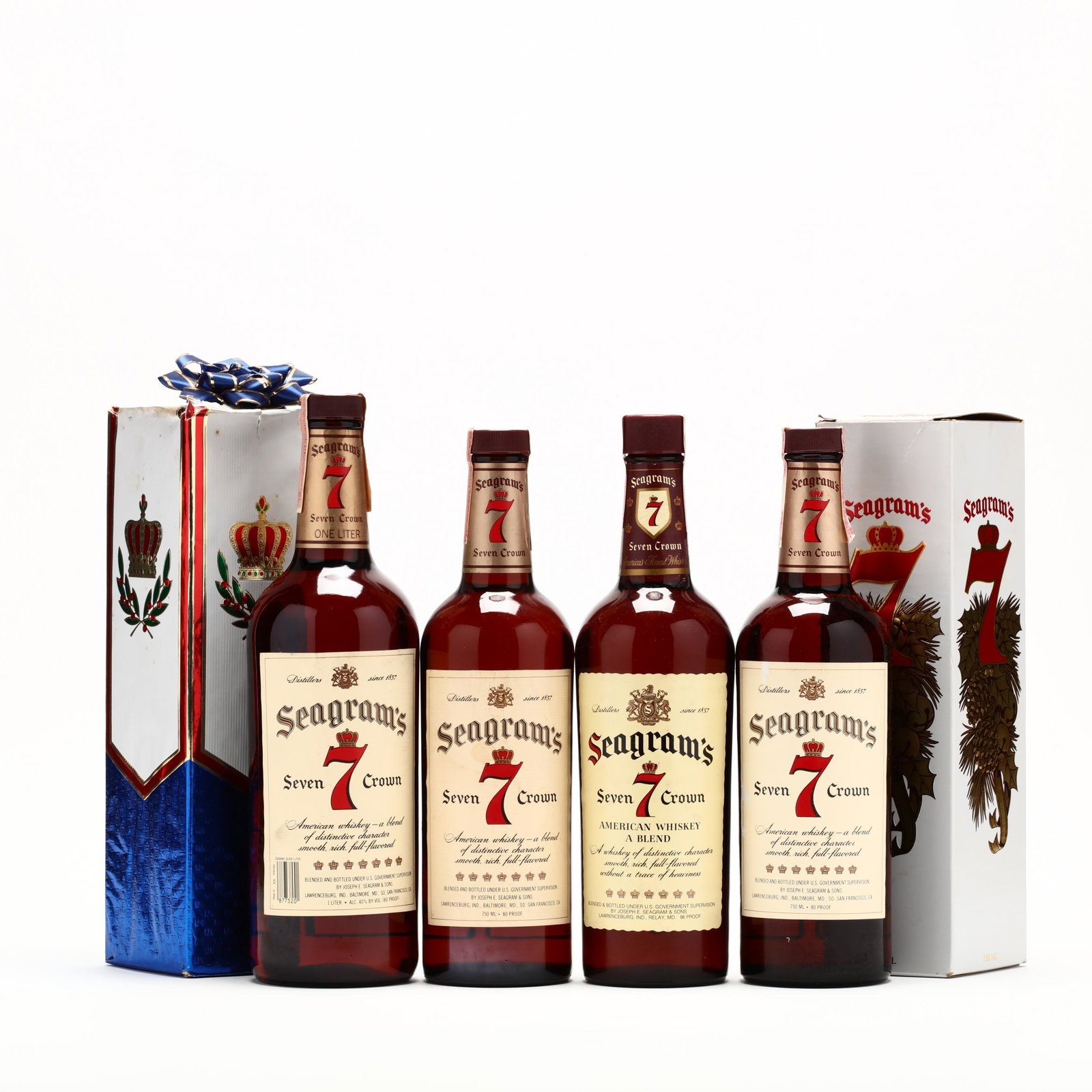 Seagram's 7 Crown Whisky: Seagram's 7 Crown Whisky The buyer acknowledges that he/she is acting within compliance with their state and local laws in regards to the purchase, transportation and delivery of spirituous liquors. T