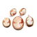 Collection of 14KT Gold and Carved Shell Cameos