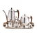 Sterling Silver Mid-Century Modern Tea & Coffee Set