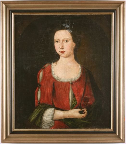English School, Portrait of an 18th Century Lady,