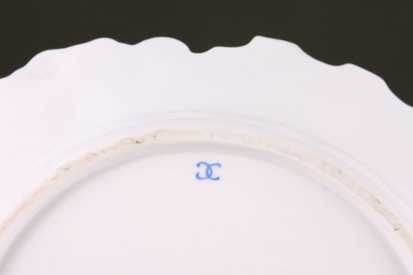 Set of 12 Dessert Plates, German, 19th c., - 3