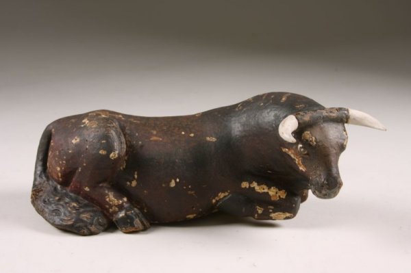 Group of Ten Carved Polychrome Creche Animals, - 2