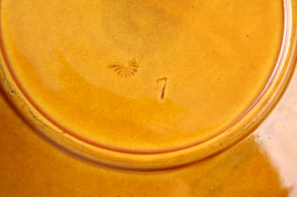 Set of Six Victorian Majolica Plates, - 4