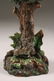 357: Victorian Majolica Centerpiece Compote, - 3