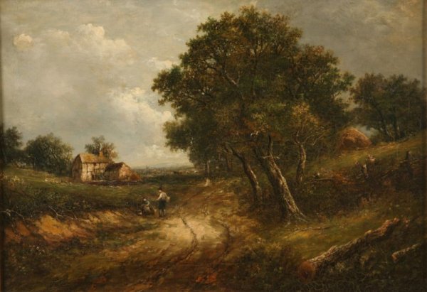 att. Joseph Thors (Br., 1843-1898), Landscape, - 2