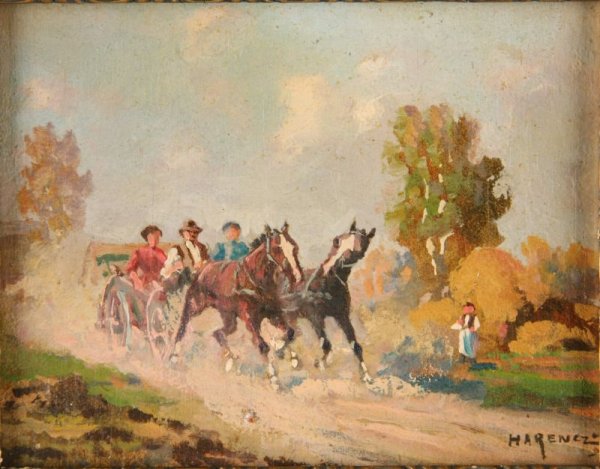 Joszef Harencz (Hungary, 1899 - 1969), Two Works, - 2