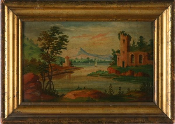 Continental School, Landscape, 19th c.,