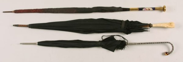 Three Antique Umbrellas, - 6