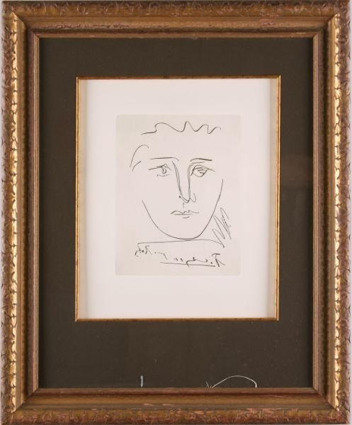 Pablo Picasso (Spain, 1881 - 1973), "Pour Roby",