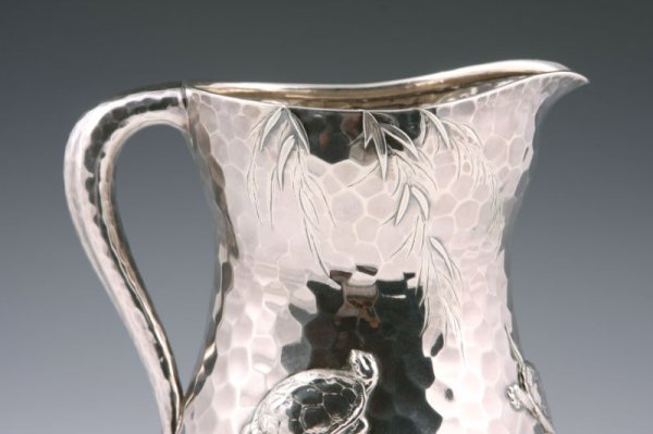 Tiffany & Co. Sterling Silver Japanese Pitcher, - 2