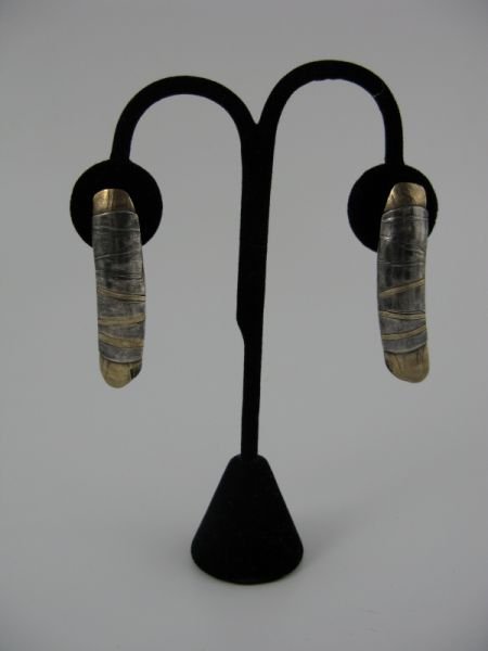 Carolyn Morris Bach Brooch & Earrings, - 6