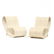 Pair of Sculptural Rattan Lounge Chairs