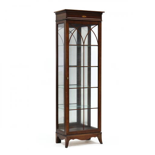 Jasper Co., Mahogany Inlaid Curio