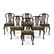 Set of Six Edwardian Carved Mahogany Dining Chairs