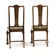 Pair of William and Mary Style Inlaid Chairs - 6
