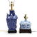 Two Chinese Blue and White Table Lamps - 3