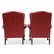 Pair of Queen Anne Style Easy Chairs - 5