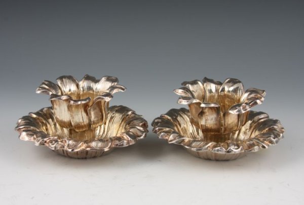 Pair of Tiffany & Co. Sterling Silver Candlesticks