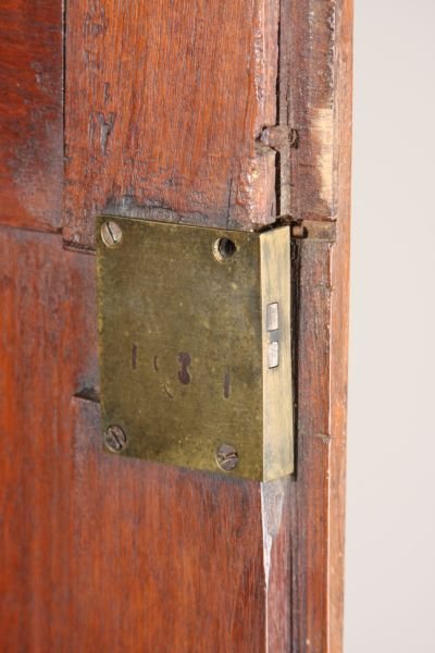 Southern Walnut Corner Cupboard, late 18th c., - 6