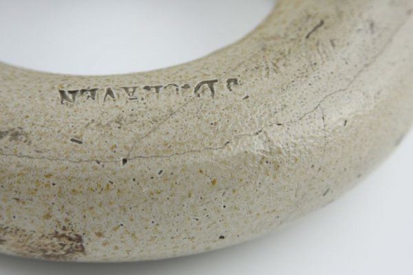 NC Pottery J.D. Craven Ring Jug, 19th c., - 3