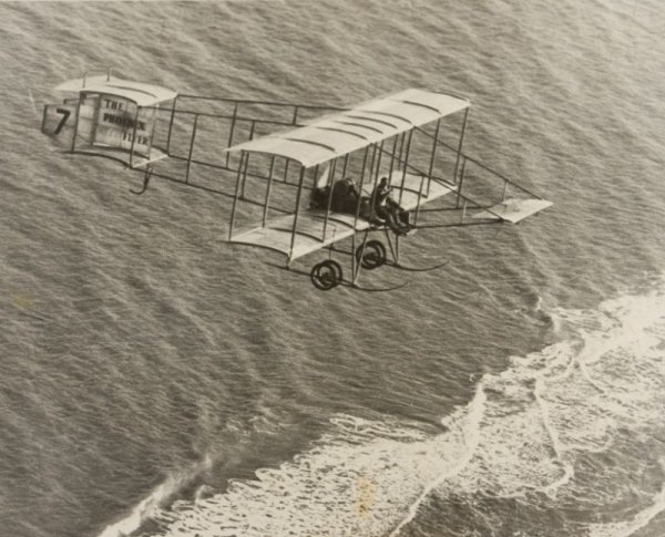 Four Early Aviation Photographs, - 2
