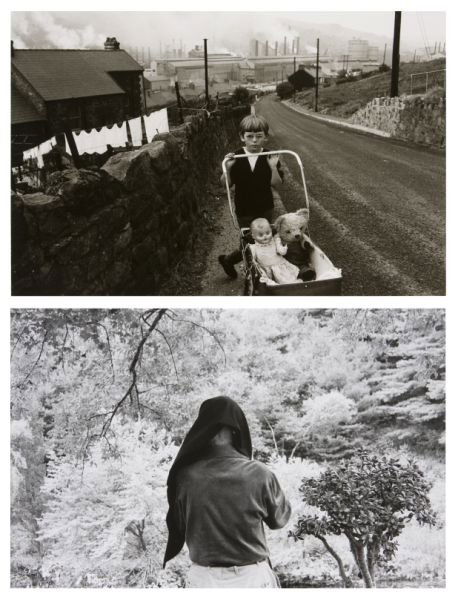 Bruce Davidson ( American, b. IL, 1933),: Bruce Davidson ( American, b. IL, 1933), two gelatin silver prints, the first, "Welsh Child", 1967, pencil signed in lower right margin, for Magnum Photos print, unframed, SS: 6.25" x 9.75" ; the seco