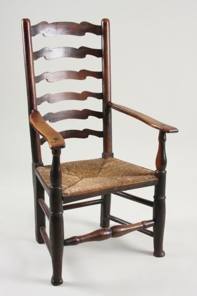 Two English Arm Chairs, 19th c., - 2