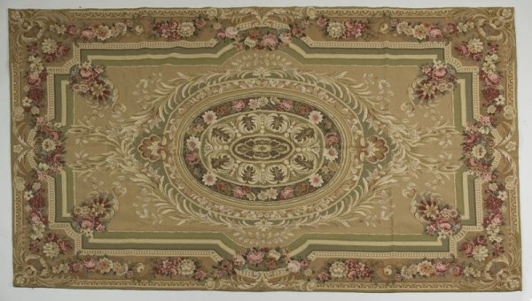 Handmade Needlepoint Area Rug,