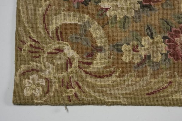 Handmade Needlepoint Area Rug, - 3