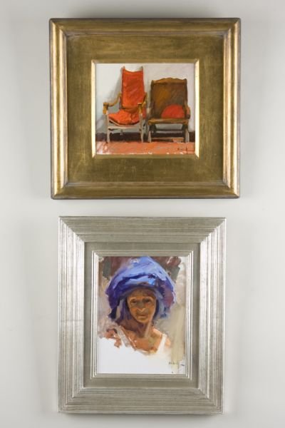 Kim English (CO, b. 1957), Two Paintings,