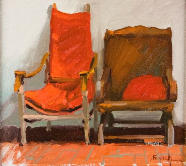 Kim English (CO, b. 1957), Two Paintings, - 2