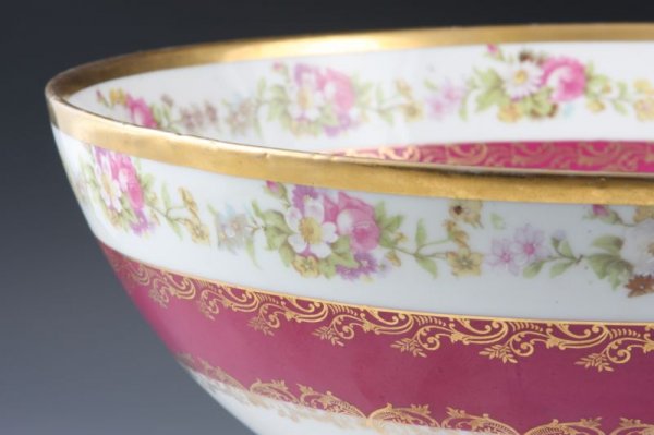 Imperial Crown China Punch Bowl, Austria, - 2