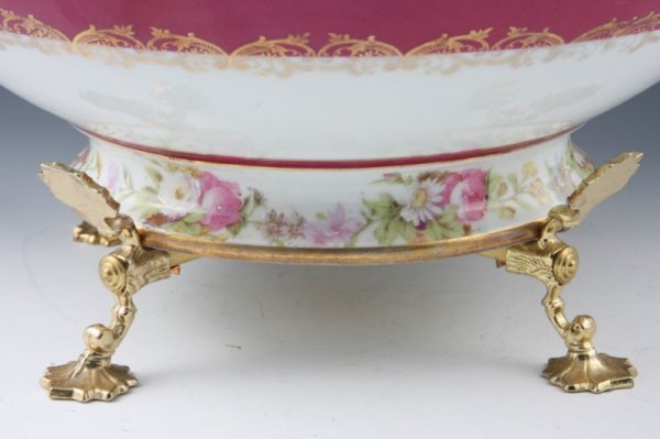 Imperial Crown China Punch Bowl, Austria, - 3