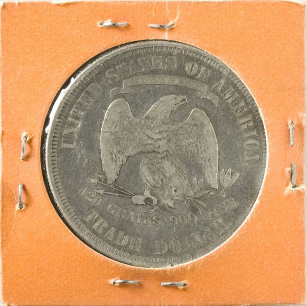 1875 Trade Silver Dollar, - 2