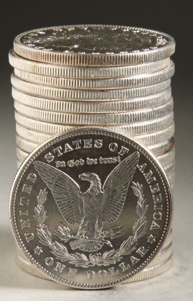 B U Roll 1878 7TF Morgan Silver Dollars, - 2
