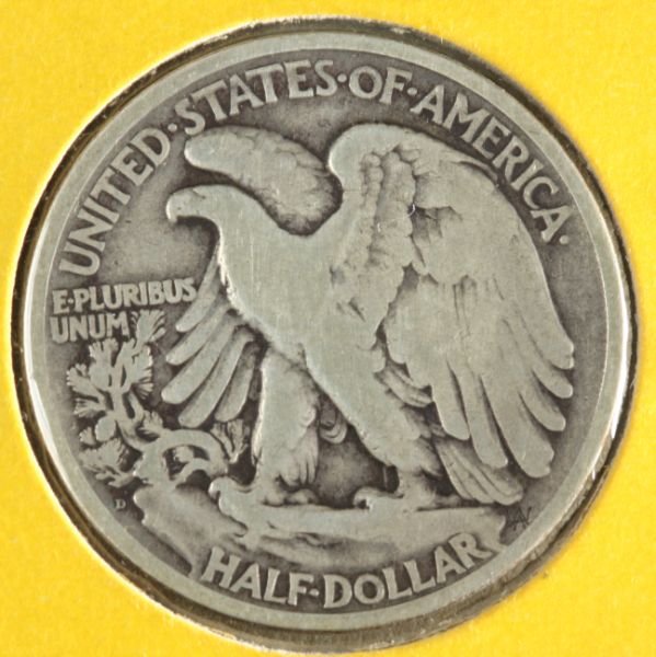 Key 1921 P-D-S Walking Liberty Half Set, - 3