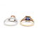 Two Gold, Diamond, and Gem-Set Rings - 3