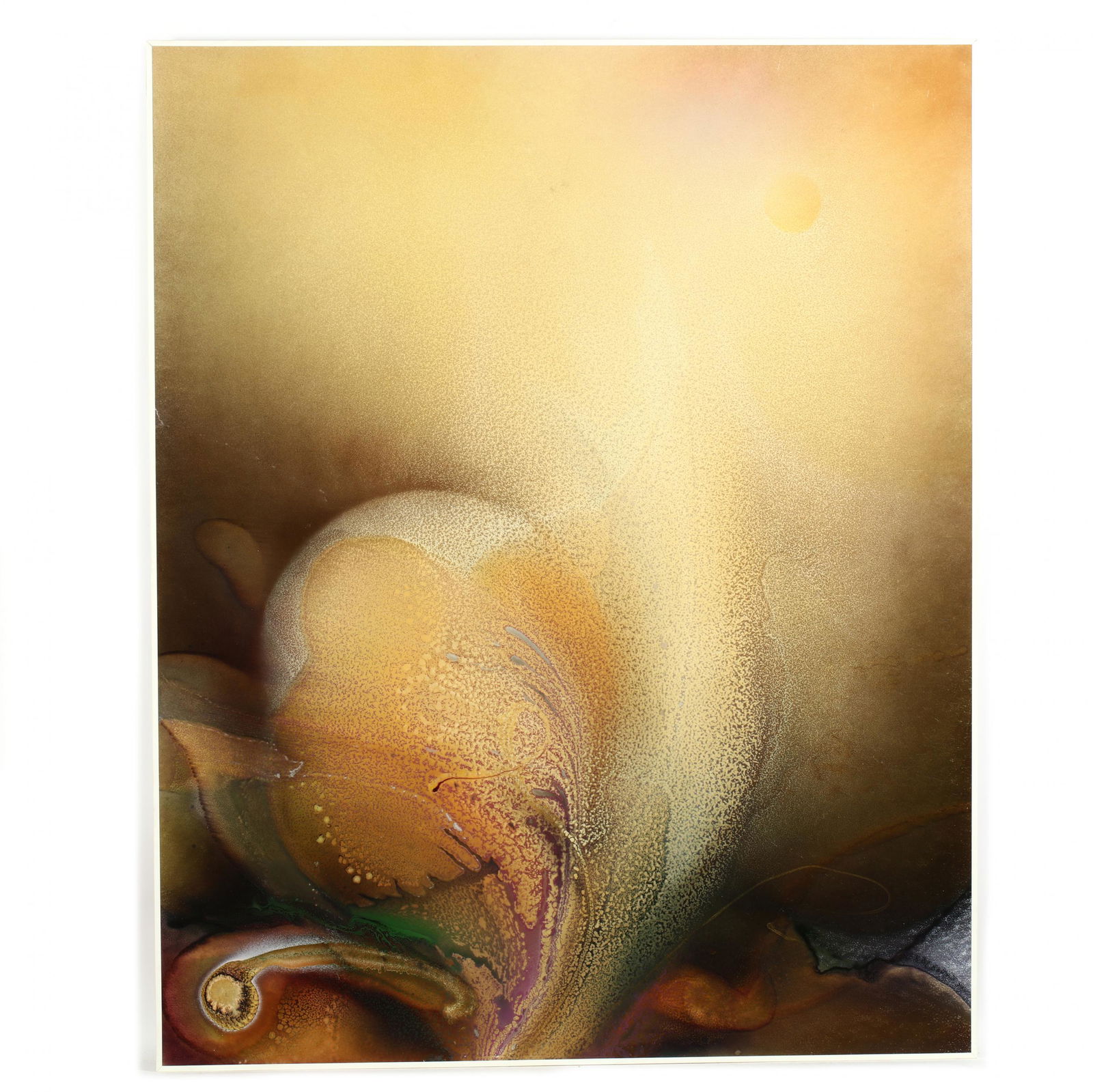 Gerald Scheck (American, b. 1940), Hierophany Series: Gerald Scheck (American, b. 1940), Hierophany Series #6acrylic, polyurethane, lacquer and oil glaze on Masonite, signed "Scheck" and dated 1981 to cradling on verso, retains Weatherspoon Art Gallery l