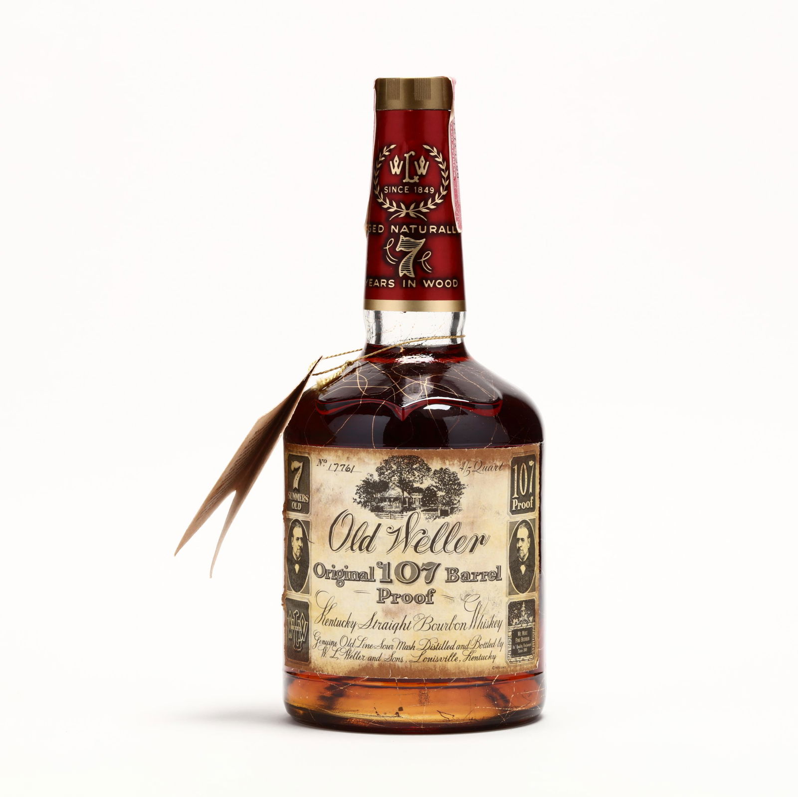 Old Weller 7 Year Old Bourbon: Old Weller 7 Year Old Bourbon The buyer acknowledges that he/she is acting within compliance with their state and local laws in regards to the purchase, transportation and delivery of spirituous liquo