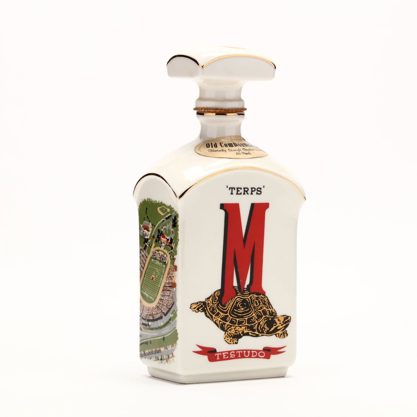 Old Commonwealth Bourbon Whiskey in "Terps" Decorative: Old Commonwealth Bourbon Whiskey in "Terps" Decorative Decanter The buyer acknowledges that he/she is acting within compliance with their state and local laws in regards to the purchase, transportatio