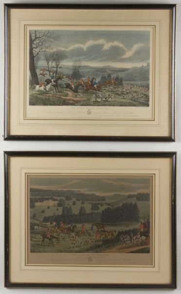 Two English Prints, after Walter Perry Hodges,