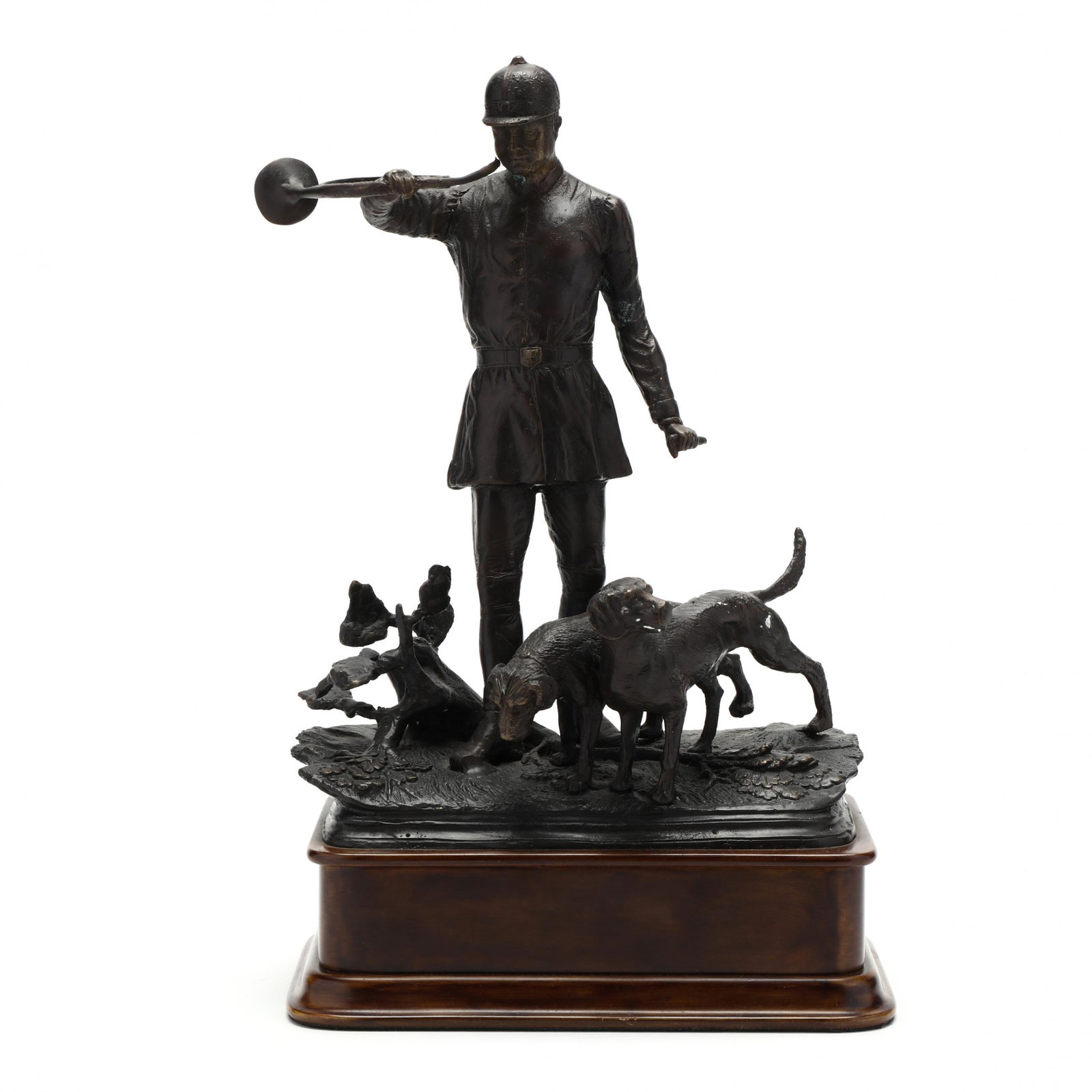 Bronze Sculpture of a Fox Hunt (1 of 5)